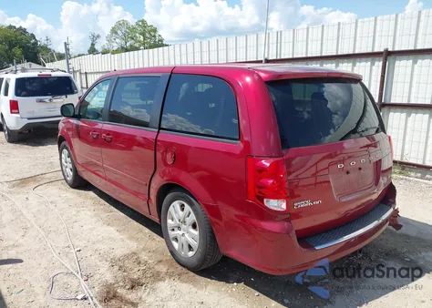 2015 Dodge Grand Caravan Se из США, поврежденный, VIN 2C4RDGBG0FR507297